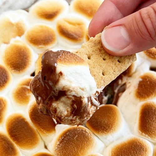 Smores Dip Recipe (Made In the Oven) - Cleverly Simple