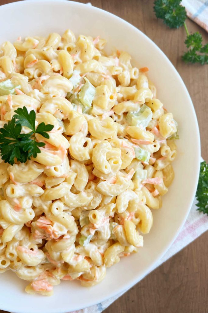 Hawaiian Macaroni Salad Recipe - Meatloaf and Melodrama