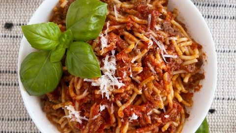 Pasta with meat discount sauce instant pot