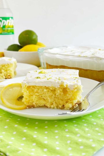 Lemon Lime Soda Cake (Sprite Cake) - Meatloaf and Melodrama