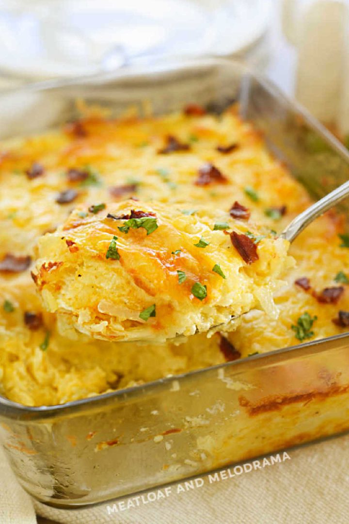 Cheesy Hashbrown Casserole Recipe With Simply Potatoes - Meatloaf And ...