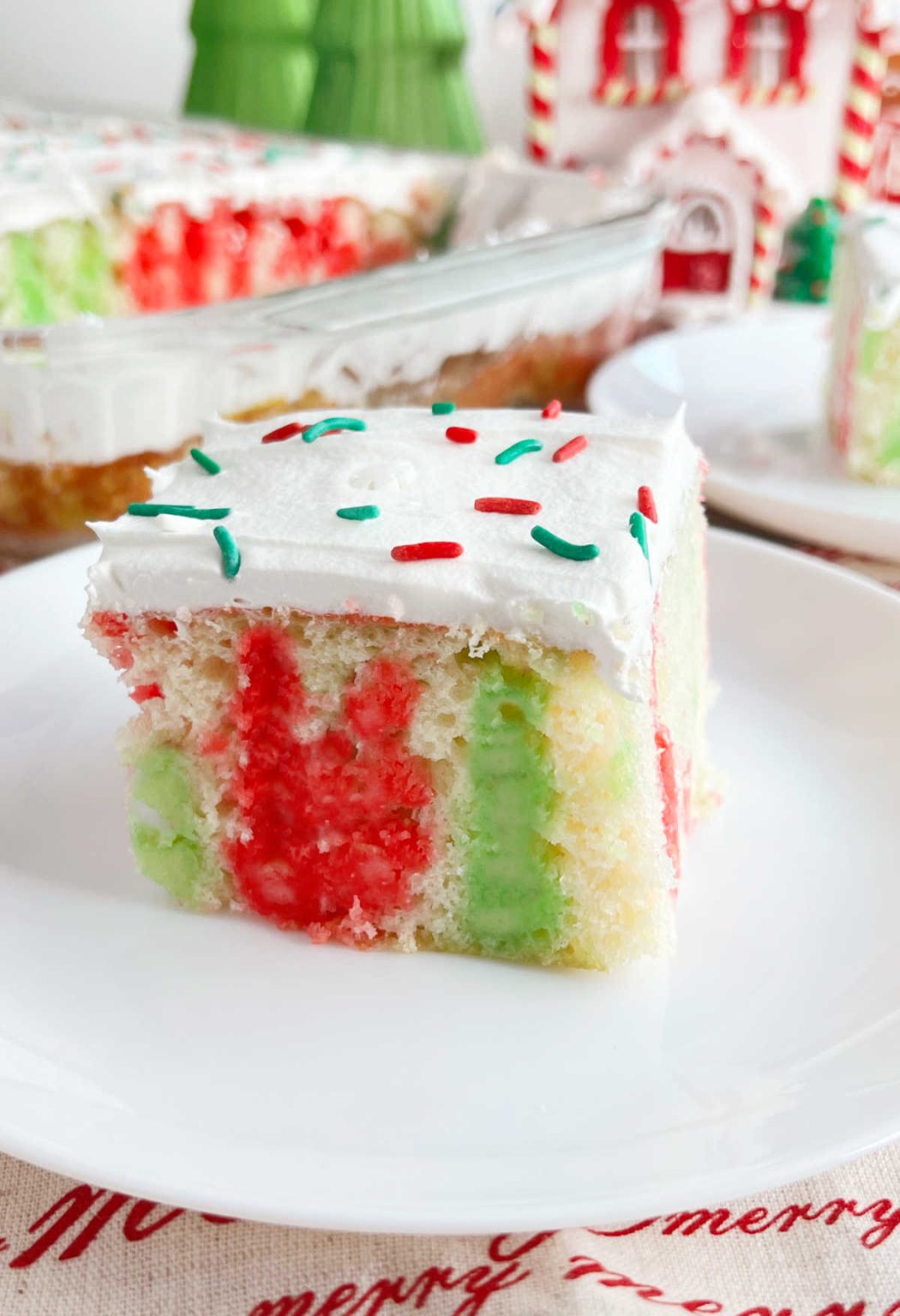 Christmas Jello Poke Cake Easy Recipe Meatloaf And Melodrama 4088