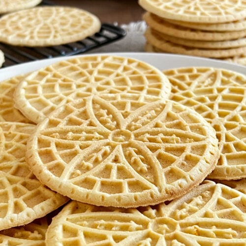 Fruit Topped Pizzelles