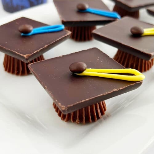 Chocolate Graduation Caps Treats - Meatloaf and Melodrama