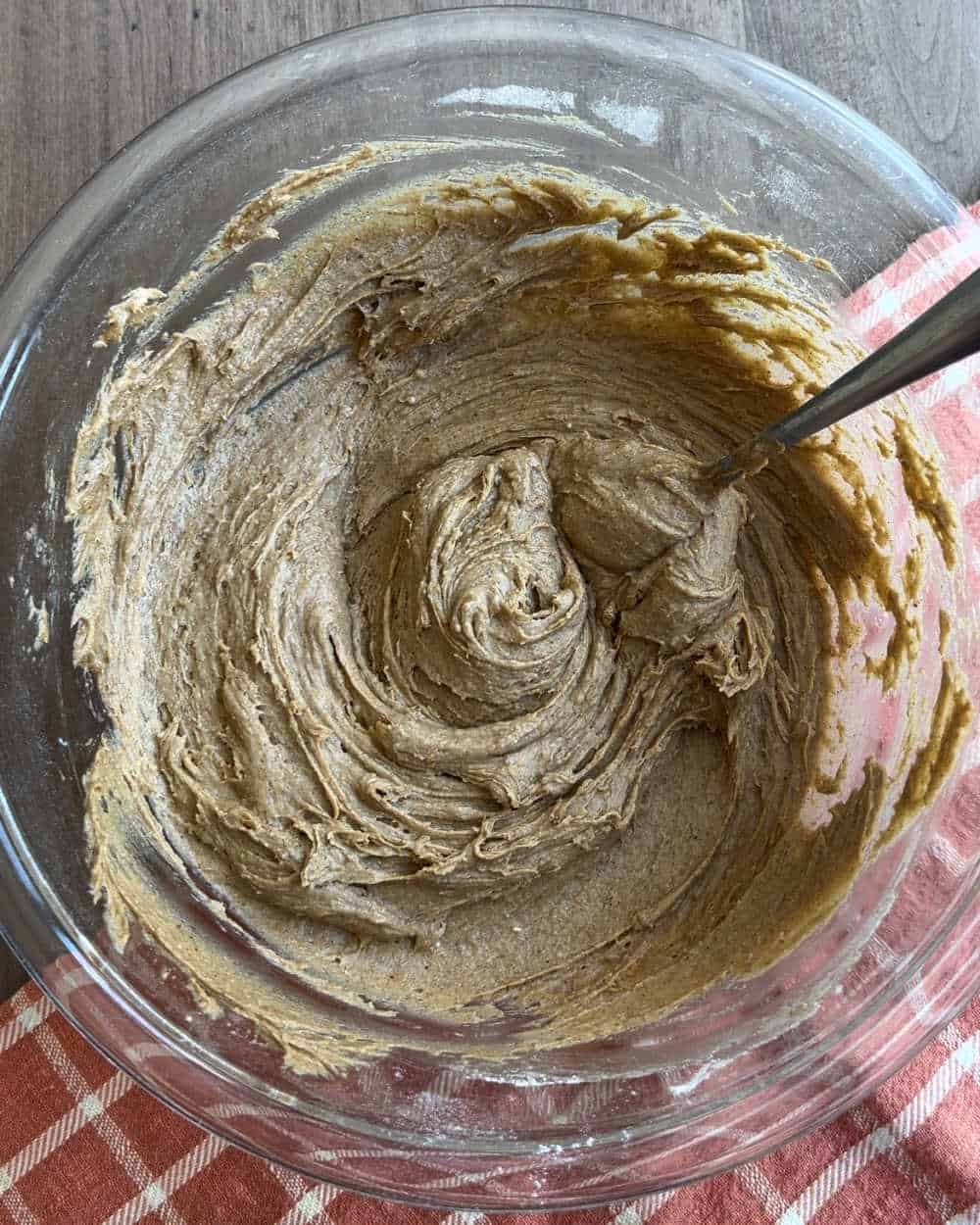 mix dough in large bowl.