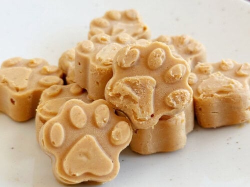 Peanut Butter Banana Dog Treats