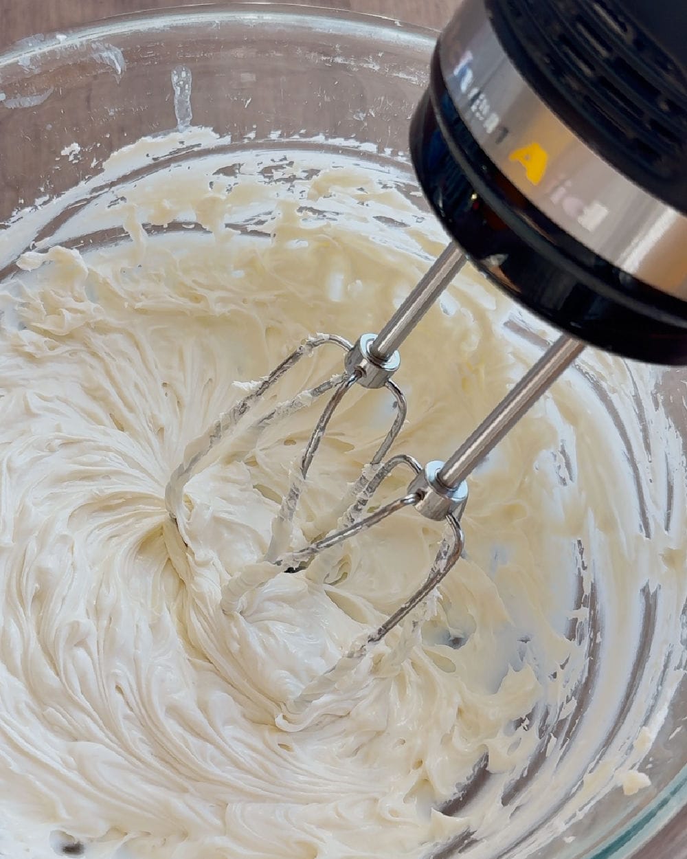 mix cream cheese mixture.